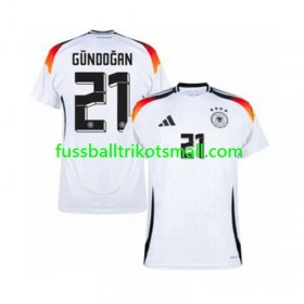 Fußballtrikots Deutschland Ilkay Gundogan 21 EURO 2024 Kurzarm Heimtrikotsatz kaufen